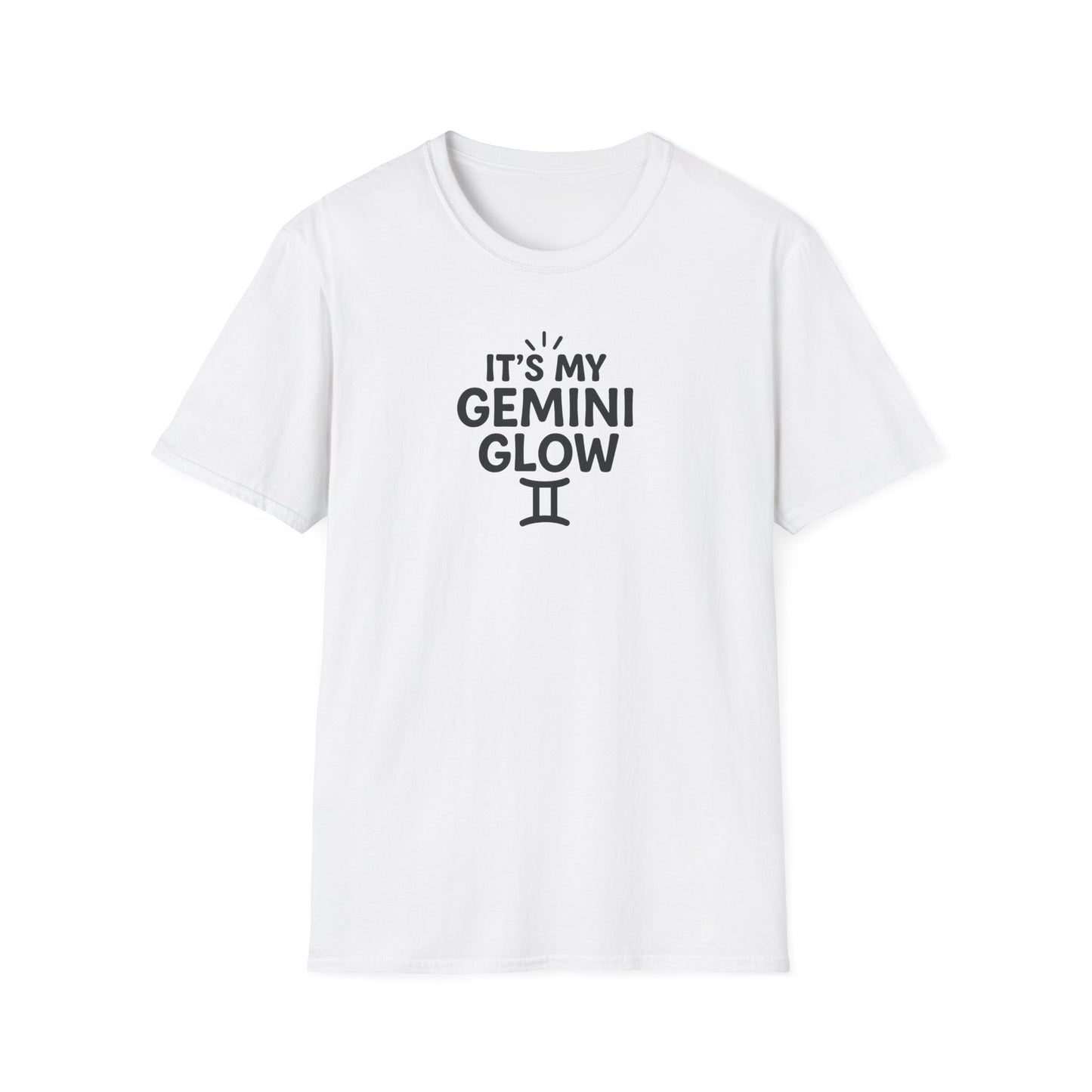 It's My Gemini Glow Unisex Softstyle T-Shirt