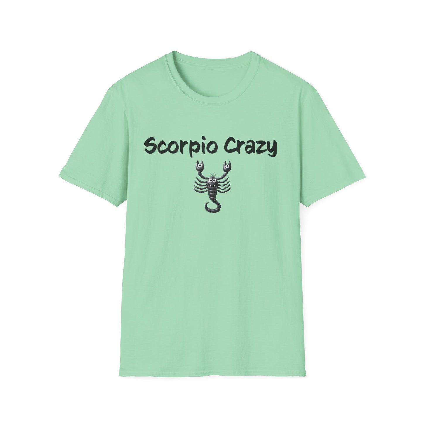 Scorpio Crazy Unisex Softstyle T-Shirt