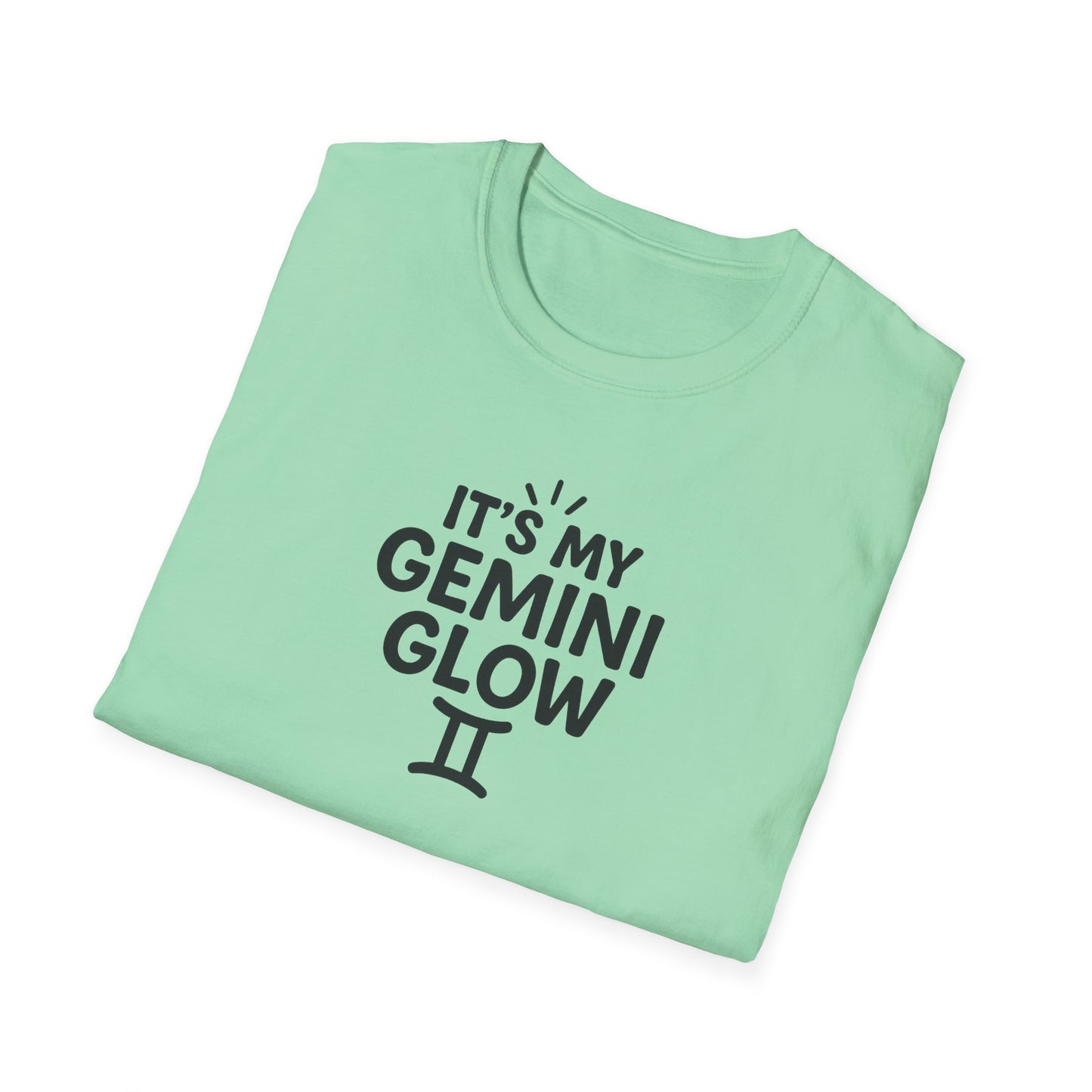 It's My Gemini Glow Unisex Softstyle T-Shirt