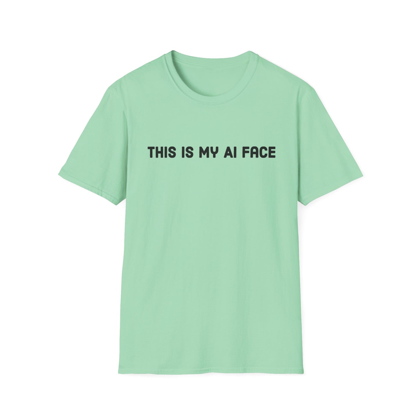 This Is My AI Face Softstyle T-Shirt