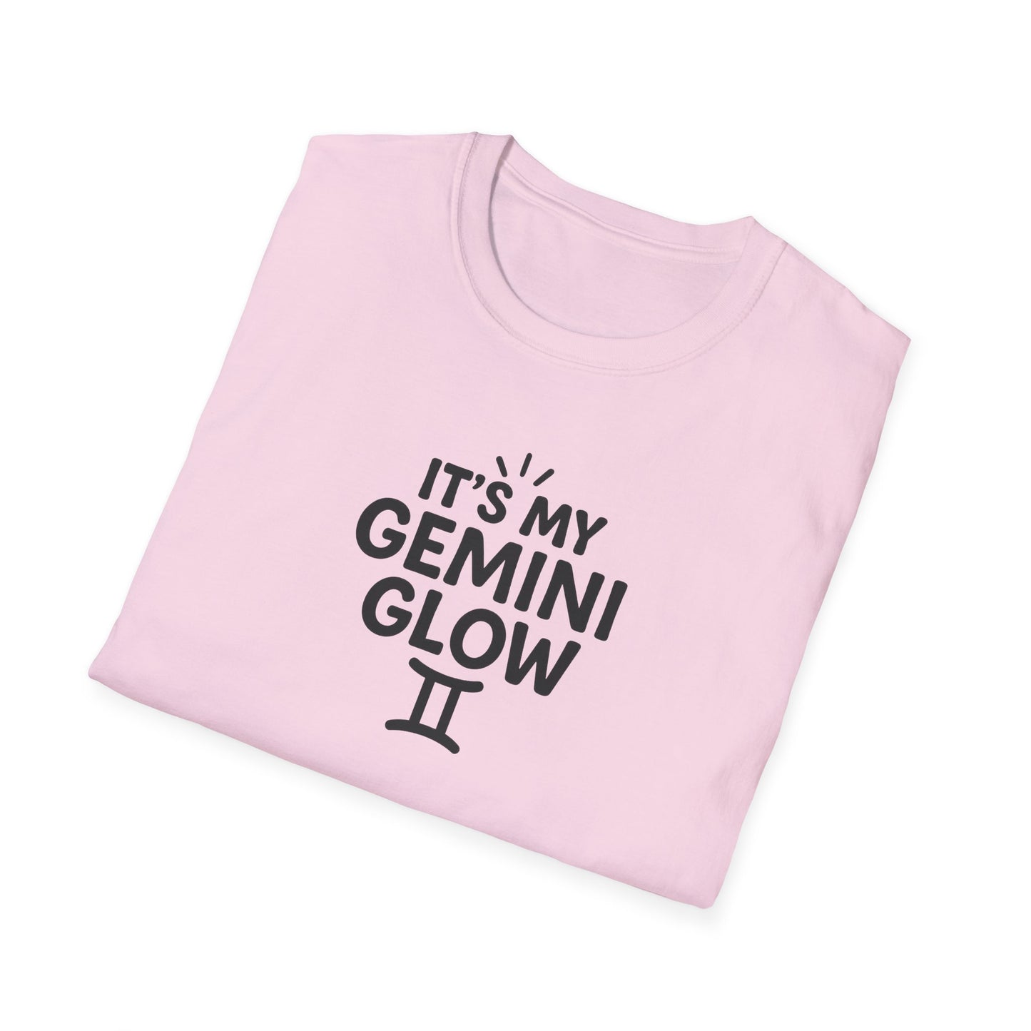 It's My Gemini Glow Unisex Softstyle T-Shirt