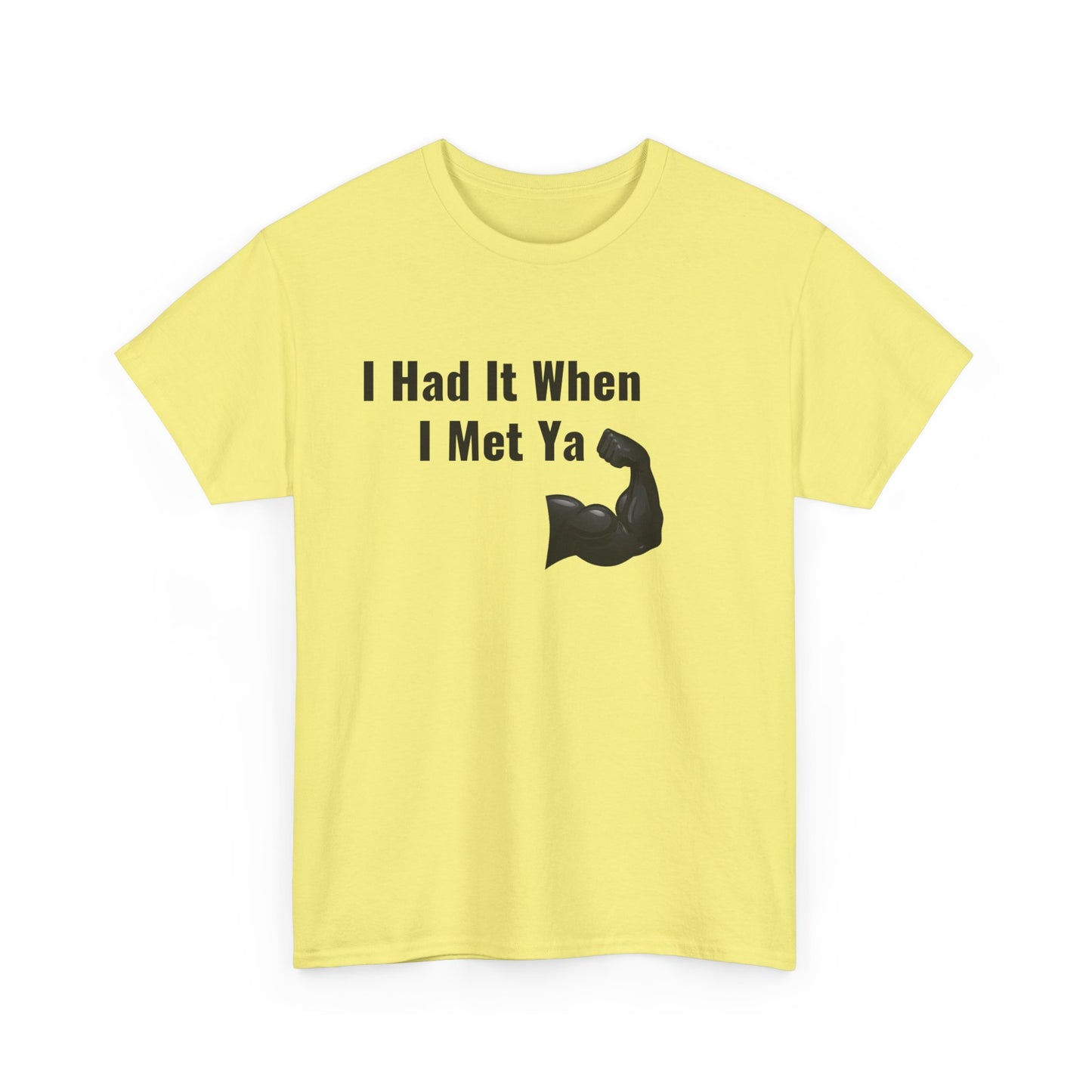 I Had It When I Met Ya Unisex Heavy Cotton Tee