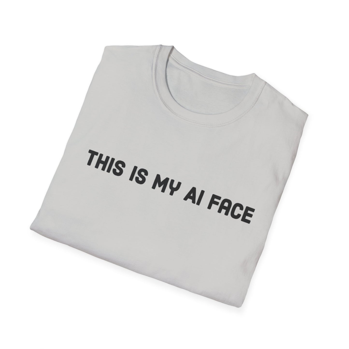 This Is My AI Face Softstyle T-Shirt
