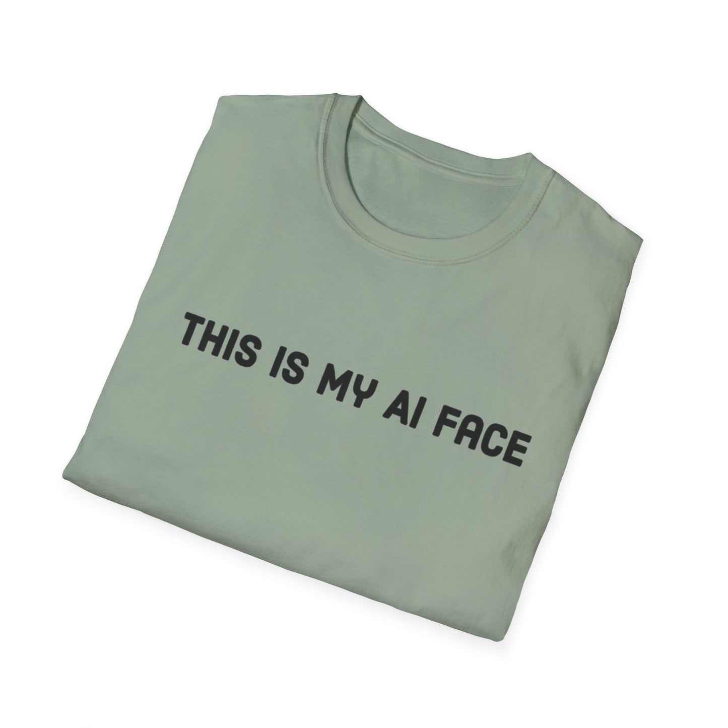 This Is My AI Face Softstyle T-Shirt
