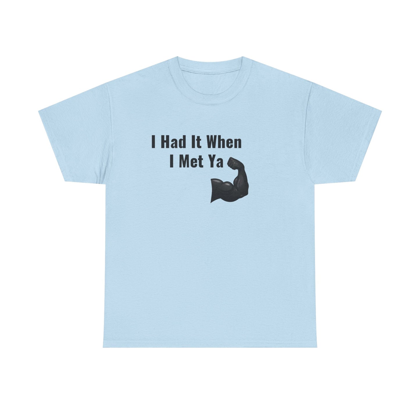 I Had It When I Met Ya Unisex Heavy Cotton Tee