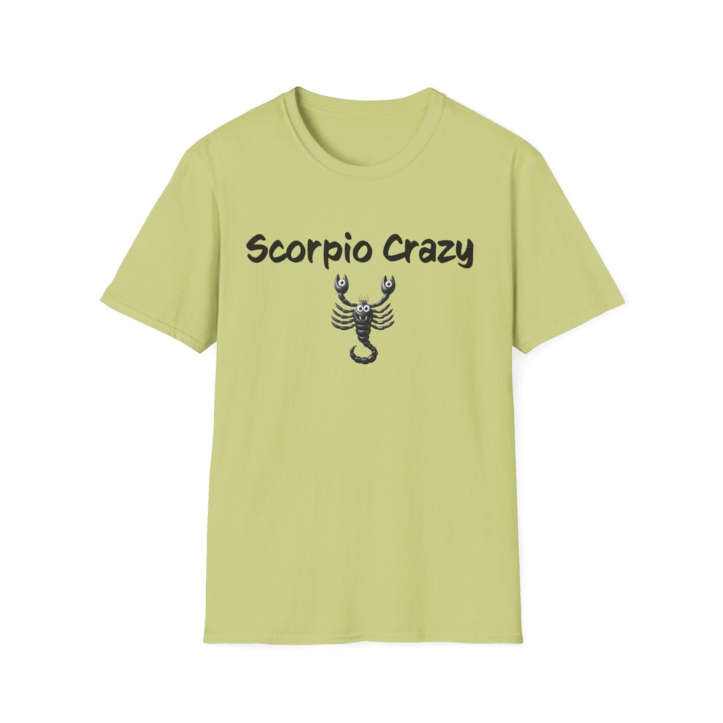 Scorpio Crazy Unisex Softstyle T-Shirt