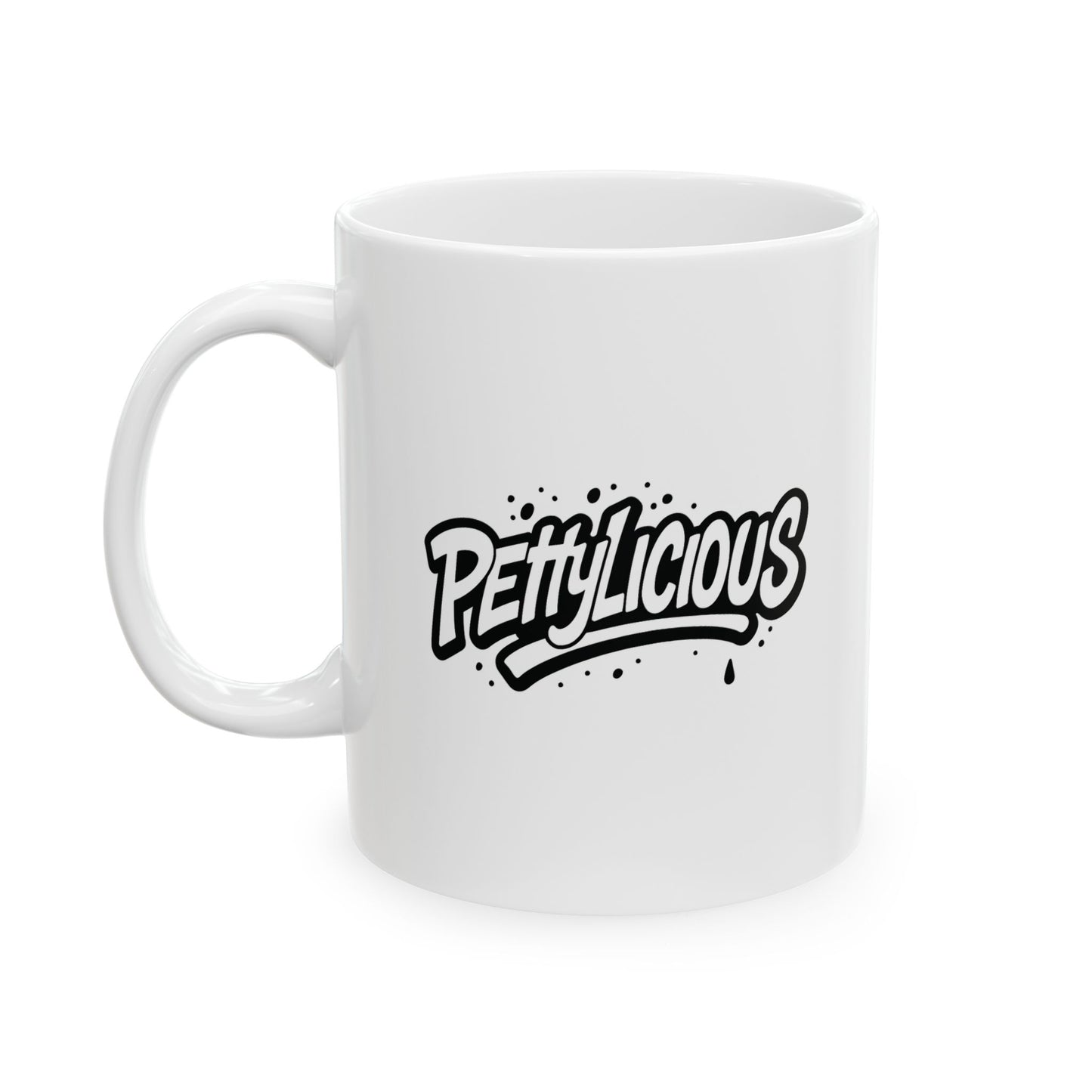 Pettylicious Ceramic Mug, (11oz)