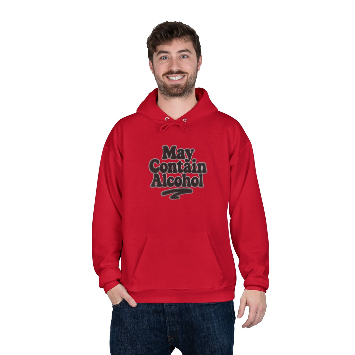 May Contain Alcohol Unisex EcoSmart® Pullover Hoodie Sweatshirt