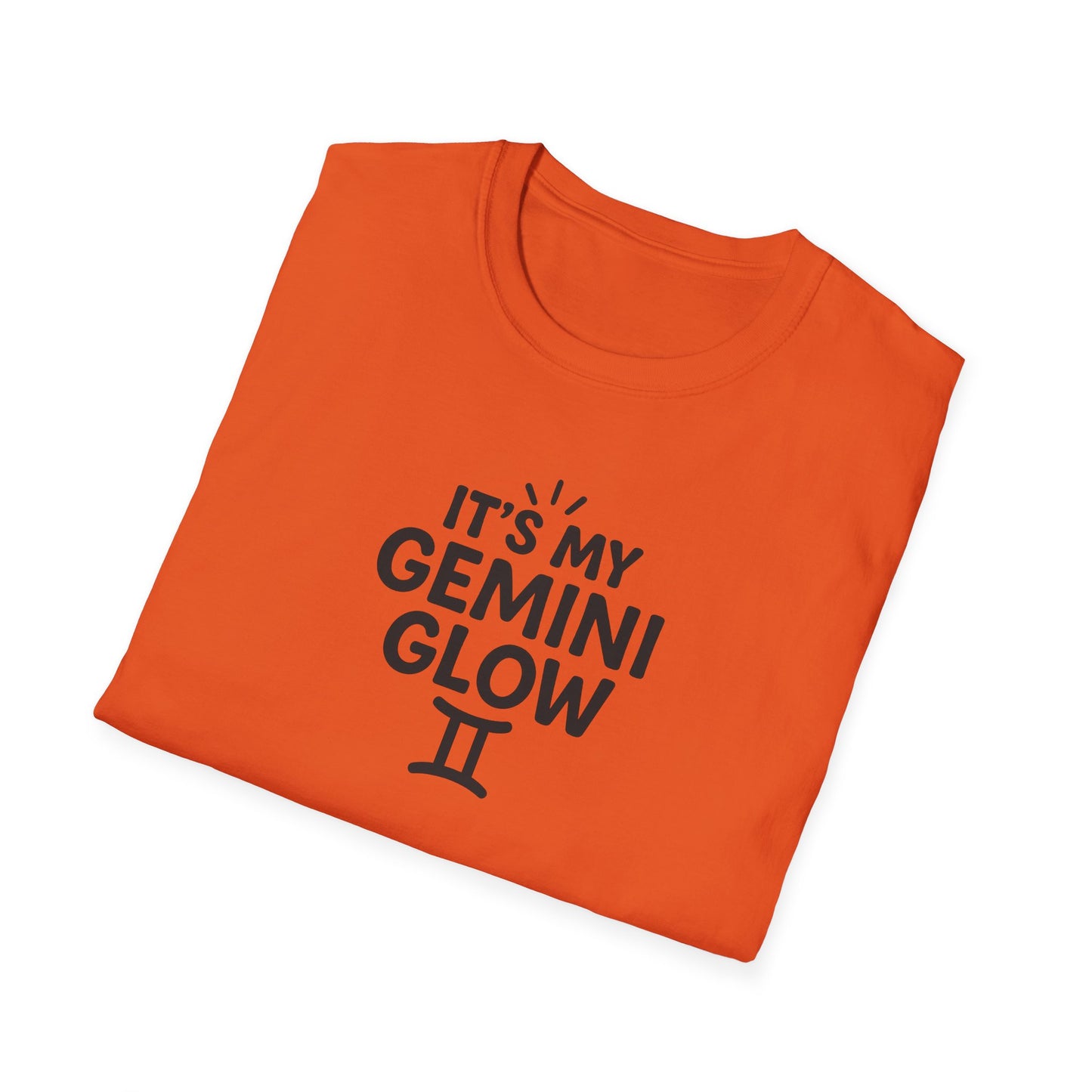 It's My Gemini Glow Unisex Softstyle T-Shirt