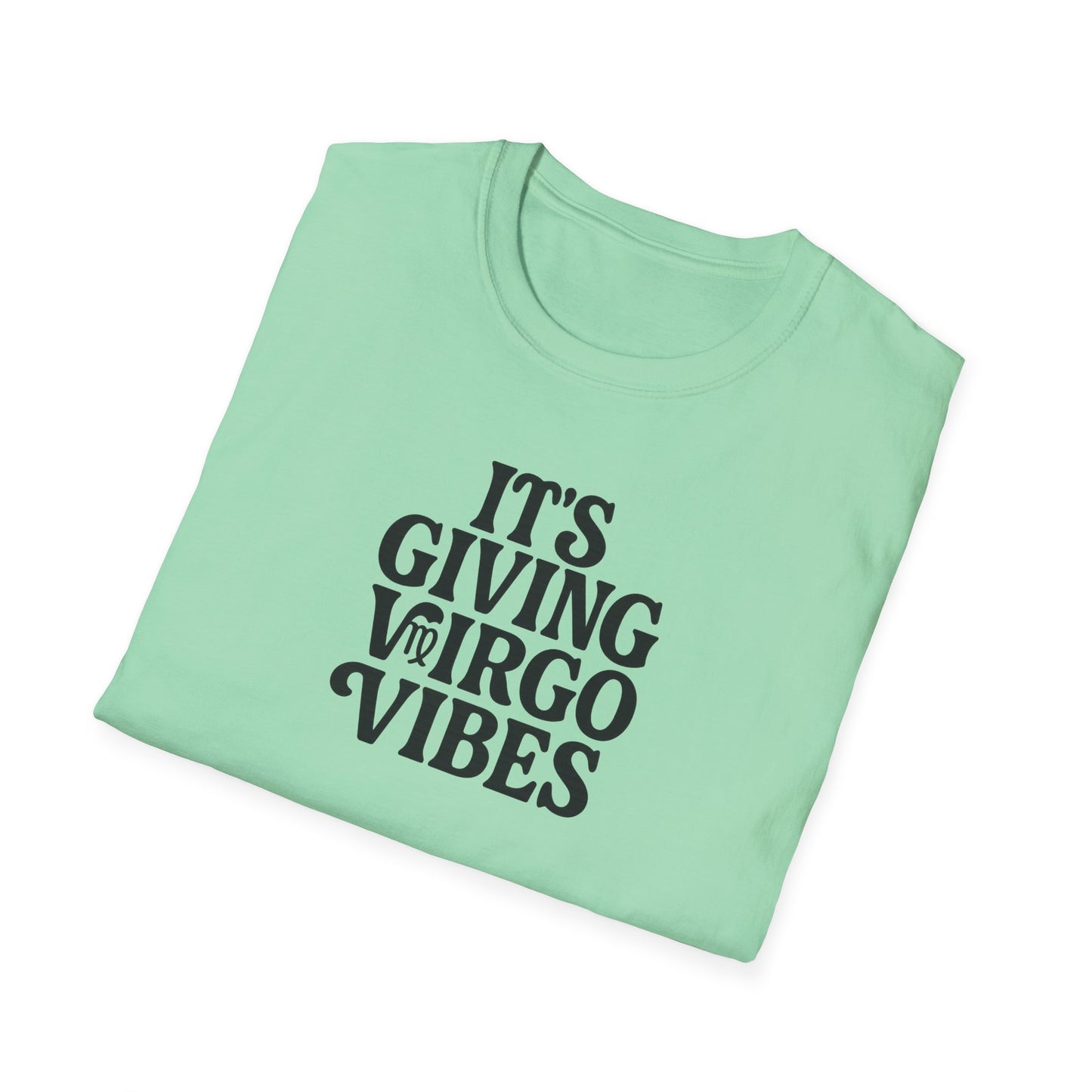 It's Giving Virgo Vibes Unisex Softstyle T-Shirt