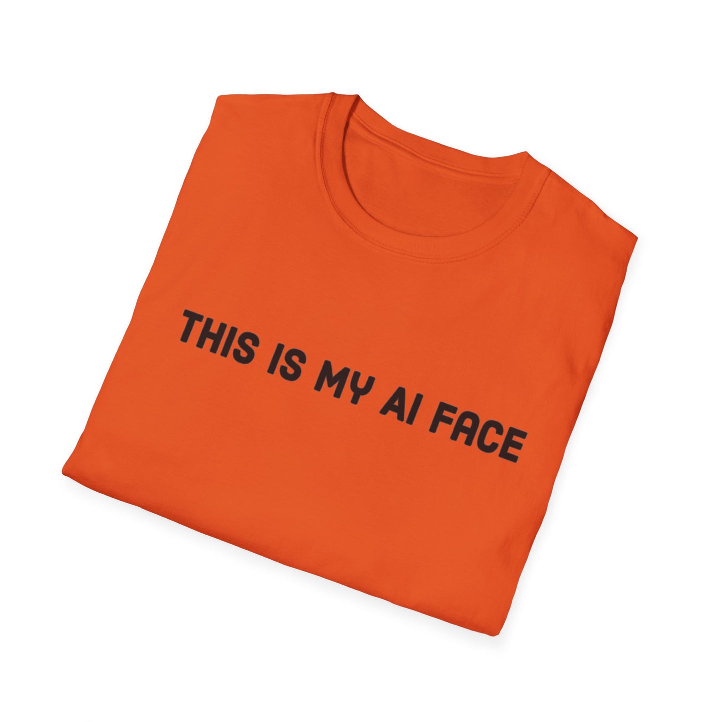 This Is My AI Face Softstyle T-Shirt