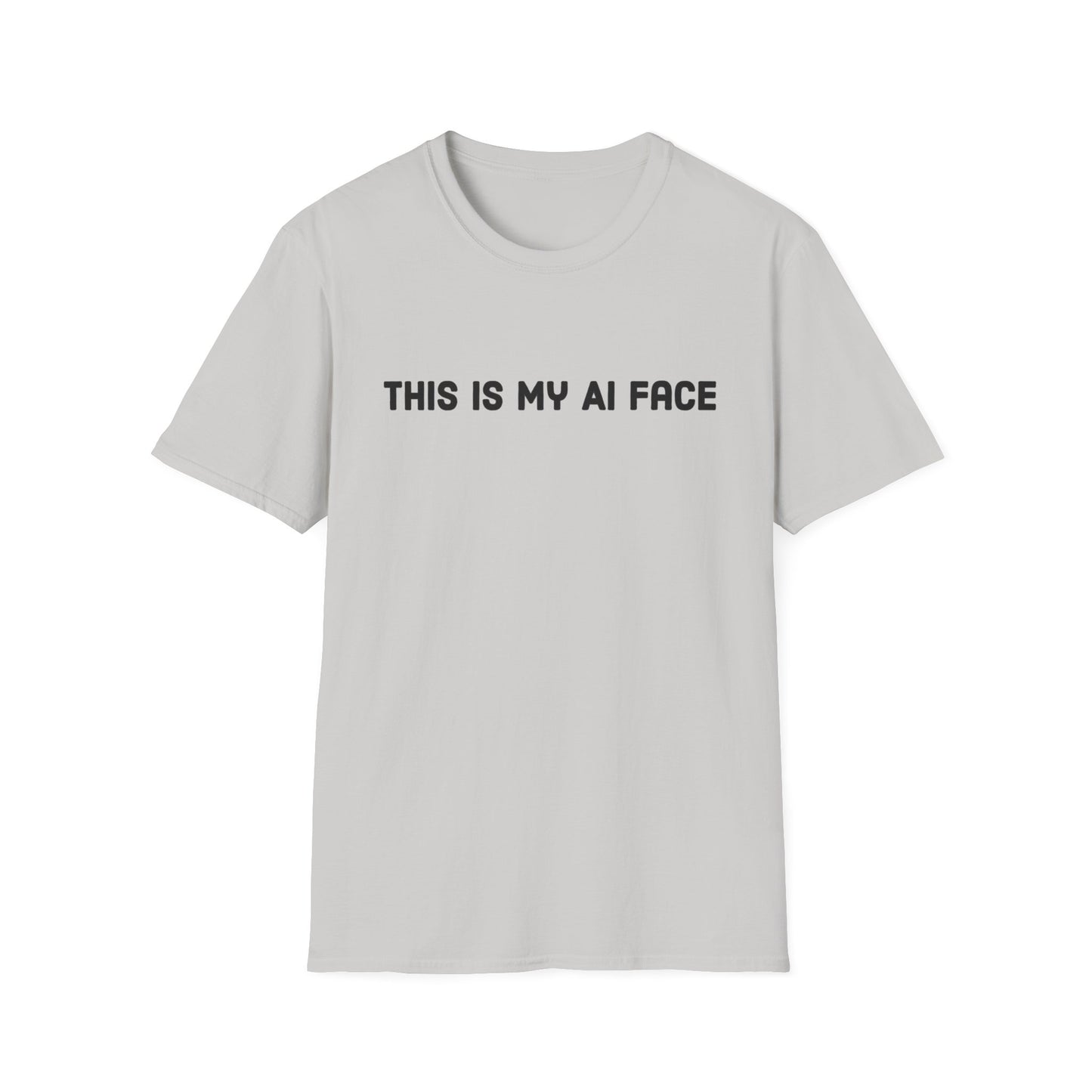 This Is My AI Face Softstyle T-Shirt