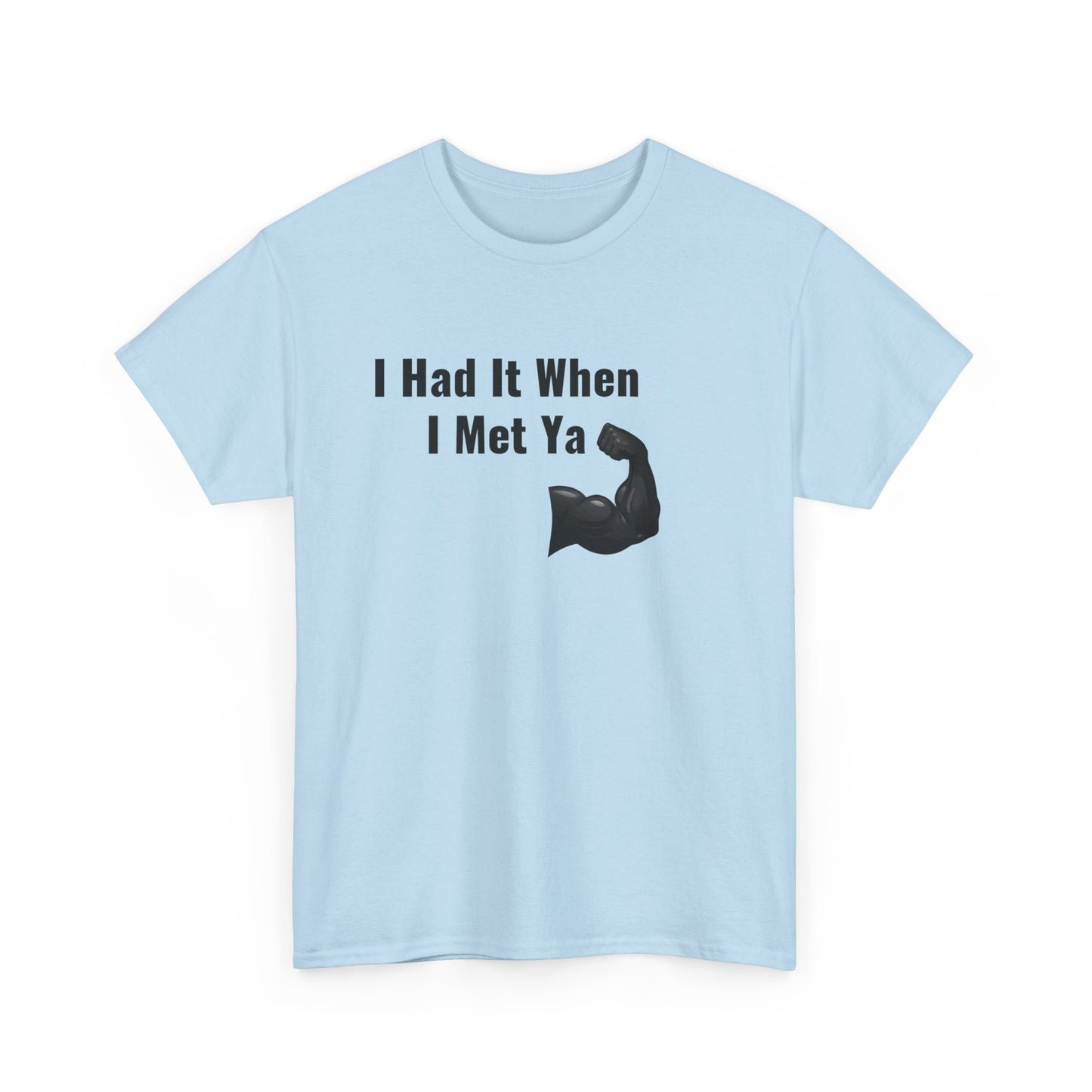 I Had It When I Met Ya Unisex Heavy Cotton Tee