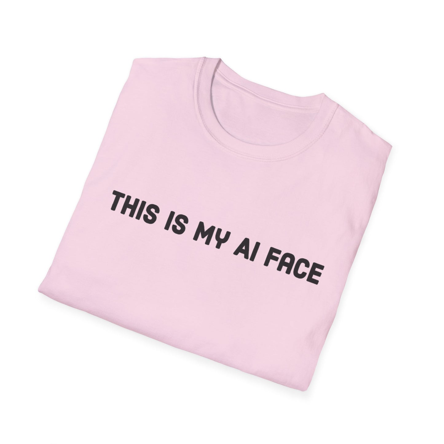 This Is My AI Face Softstyle T-Shirt