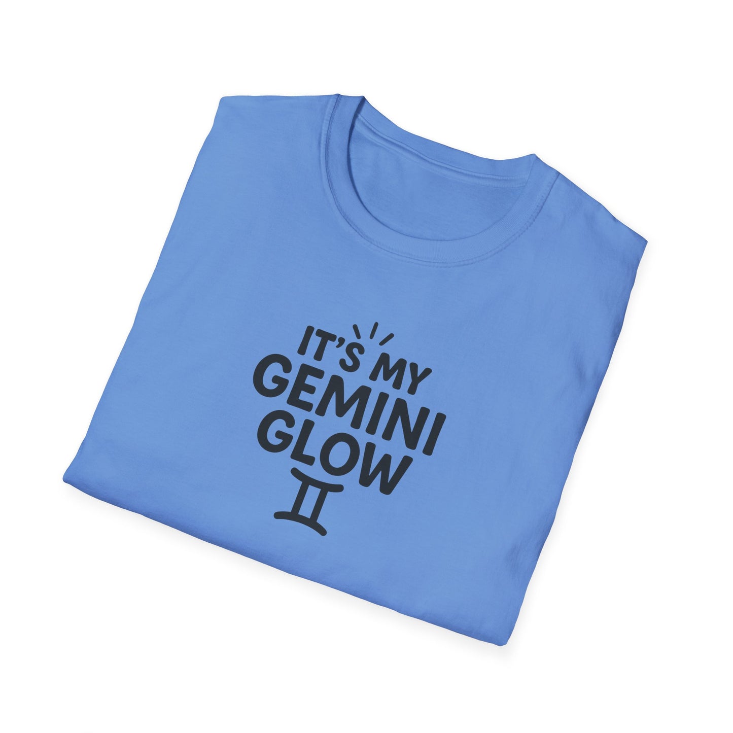 It's My Gemini Glow Unisex Softstyle T-Shirt