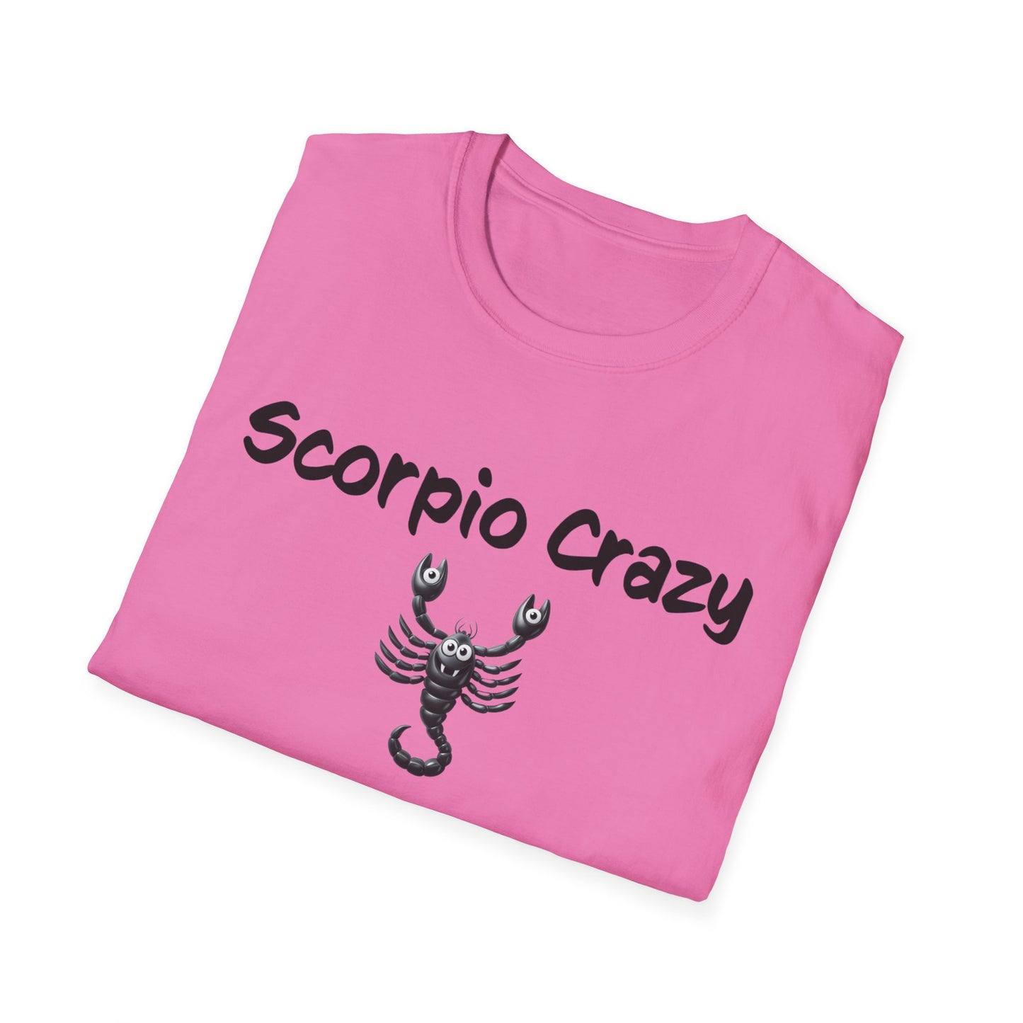 Scorpio Crazy Unisex Softstyle T-Shirt