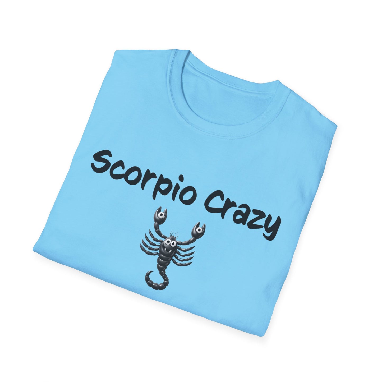 Scorpio Crazy Unisex Softstyle T-Shirt