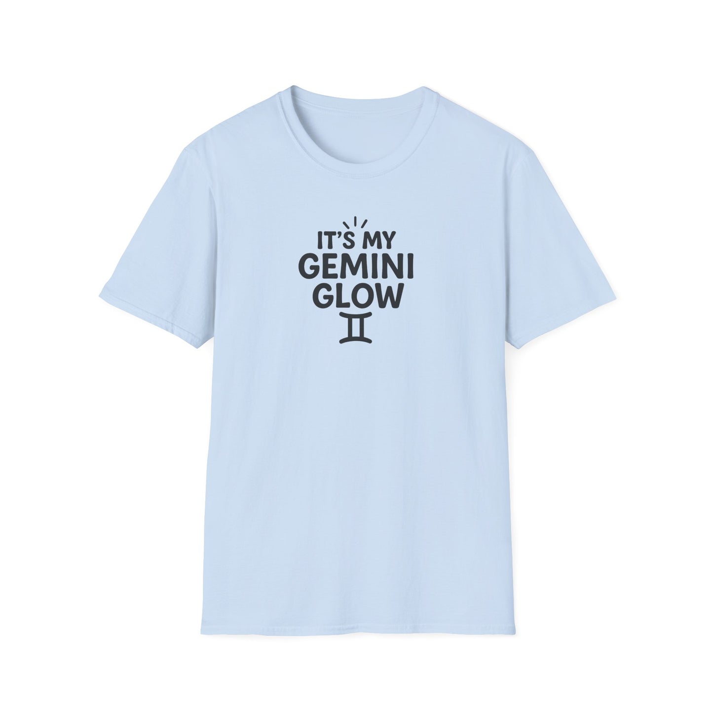 It's My Gemini Glow Unisex Softstyle T-Shirt