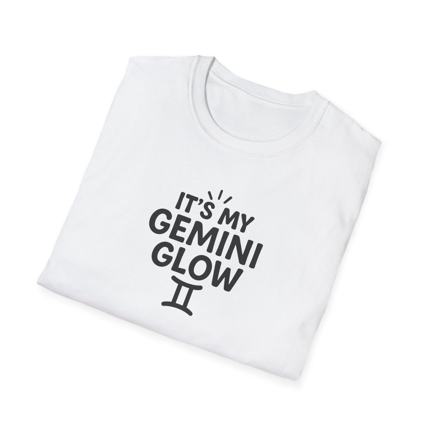 It's My Gemini Glow Unisex Softstyle T-Shirt