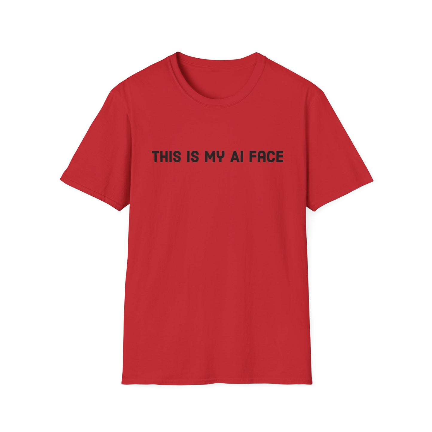 This Is My AI Face Softstyle T-Shirt