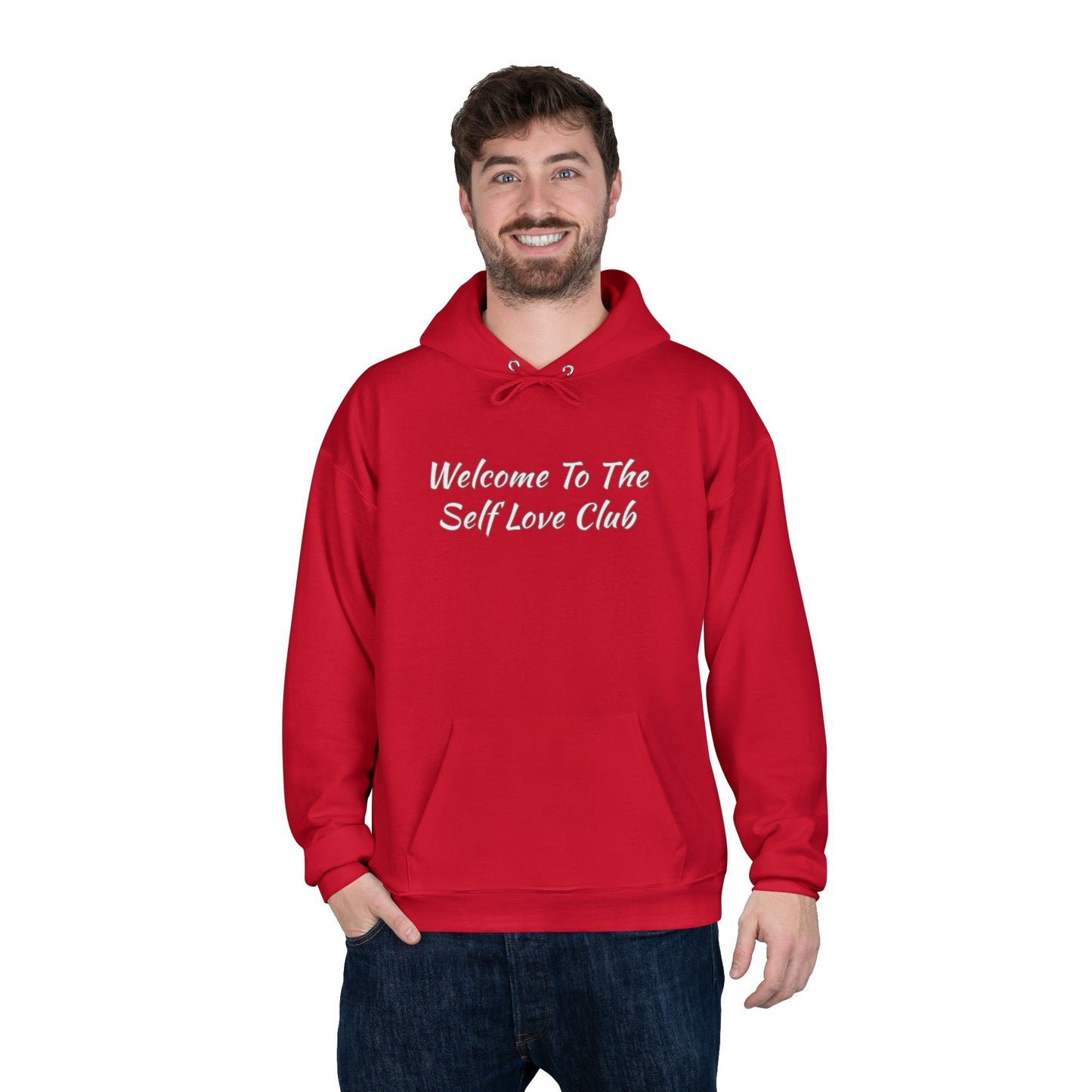 Welcome To The Self Love Club Unisex EcoSmart® Pullover Hoodie Sweatshirt