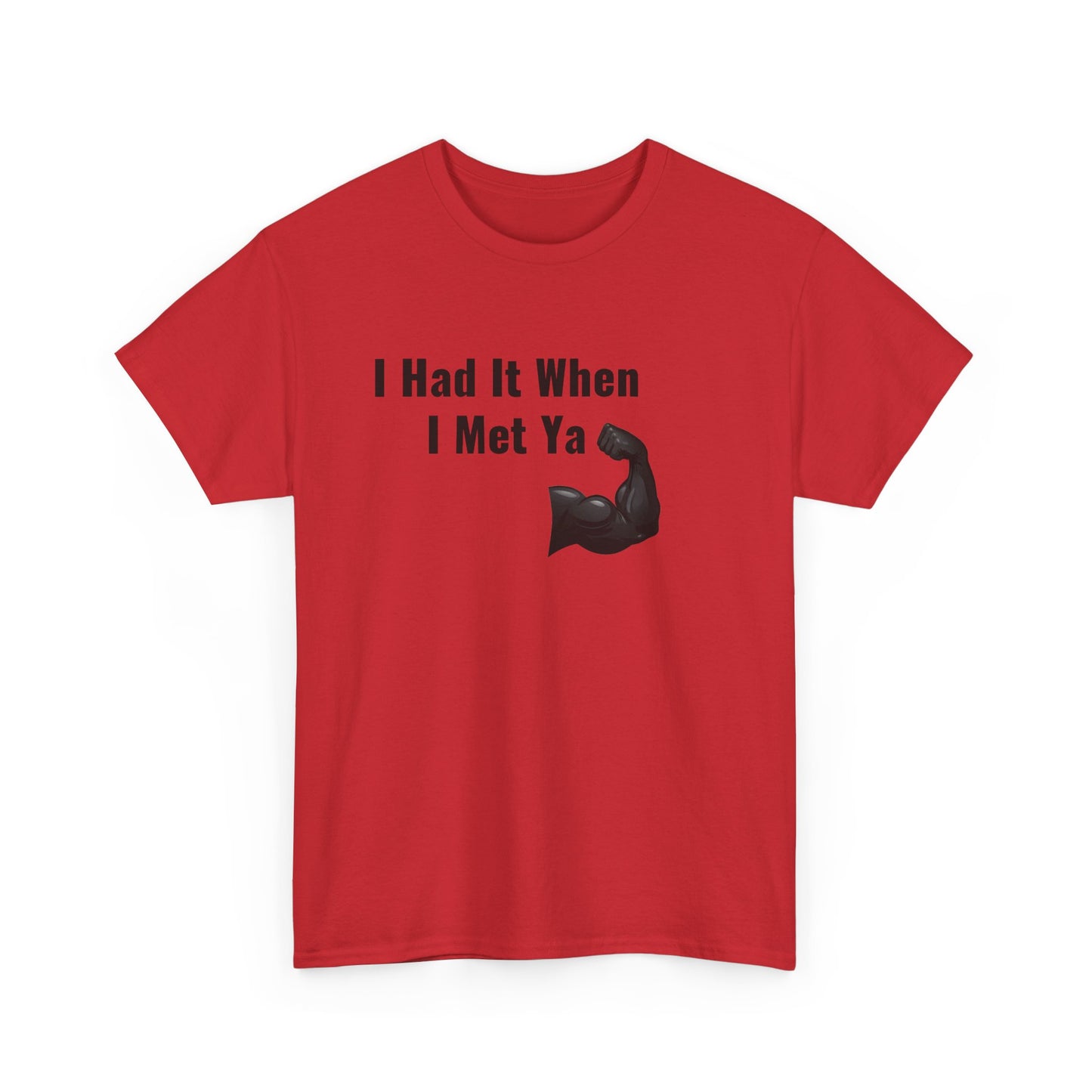 I Had It When I Met Ya Unisex Heavy Cotton Tee