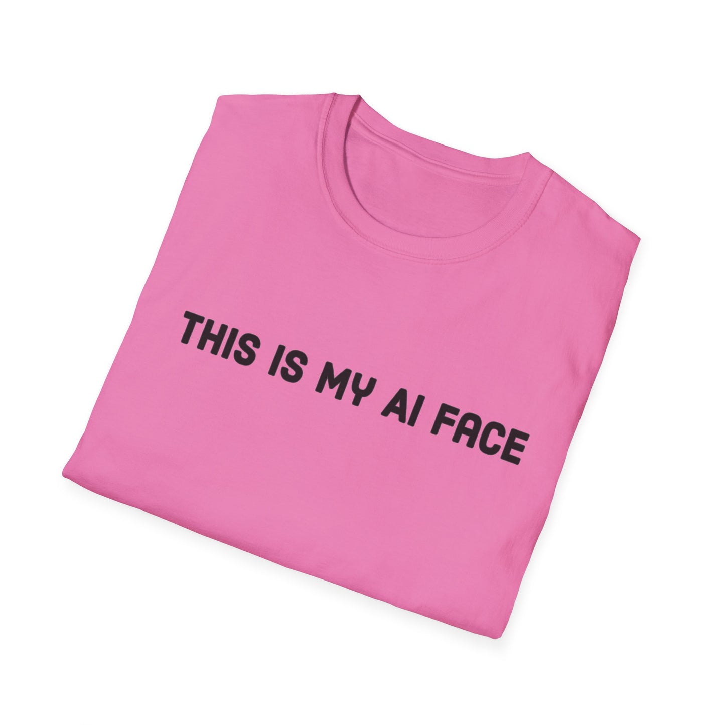 This Is My AI Face Softstyle T-Shirt