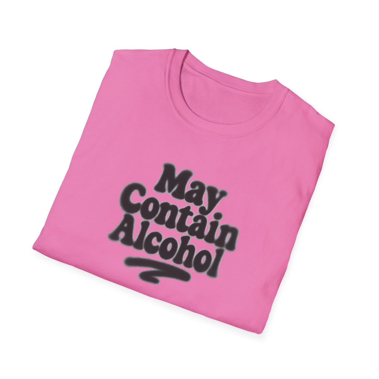 May Contain Alcohol Unisex Softstyle T-Shirt