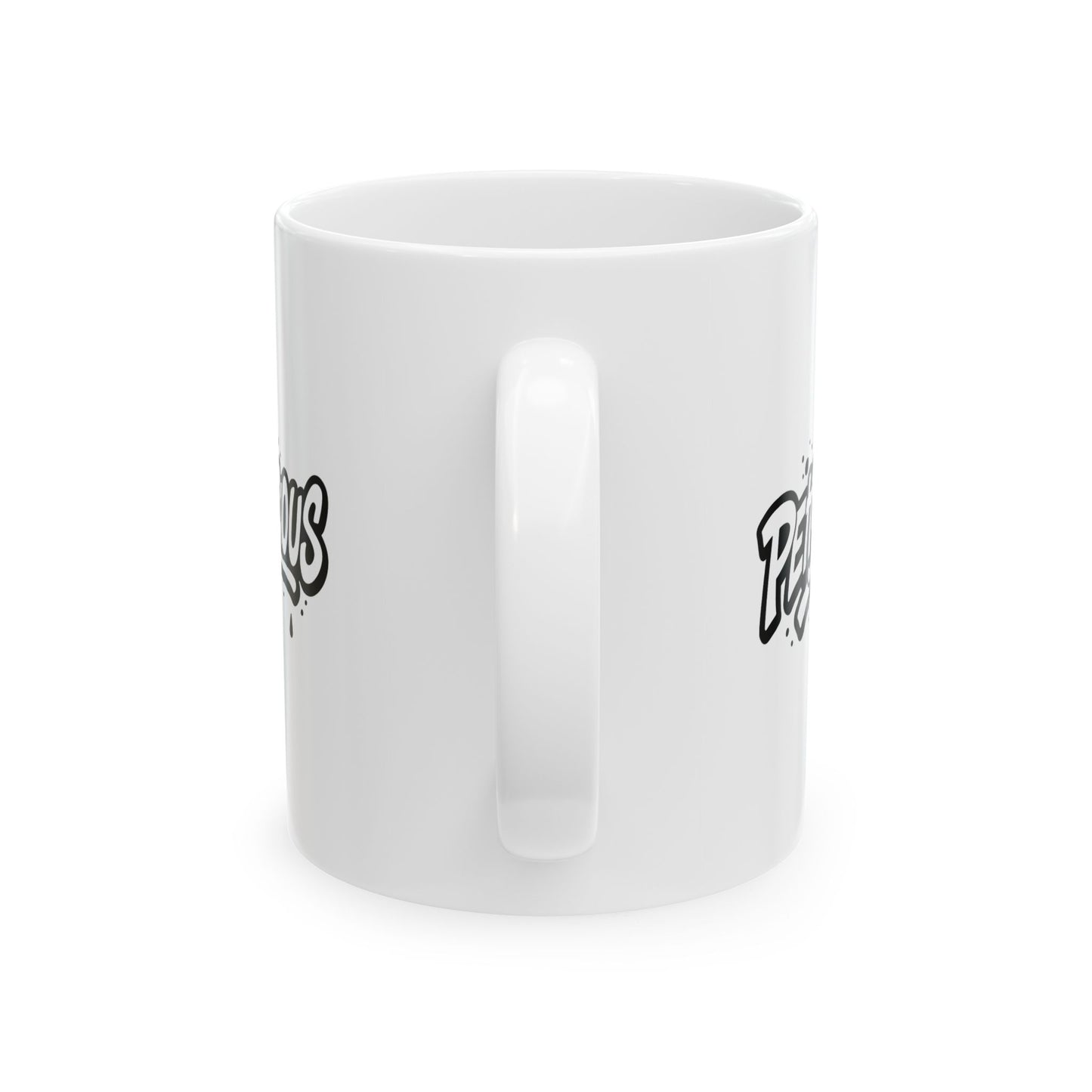 Pettylicious Ceramic Mug, (11oz)