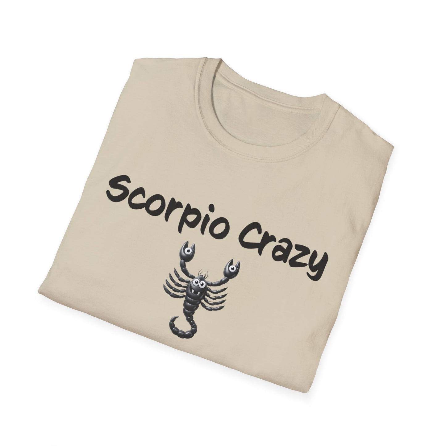 Scorpio Crazy Unisex Softstyle T-Shirt