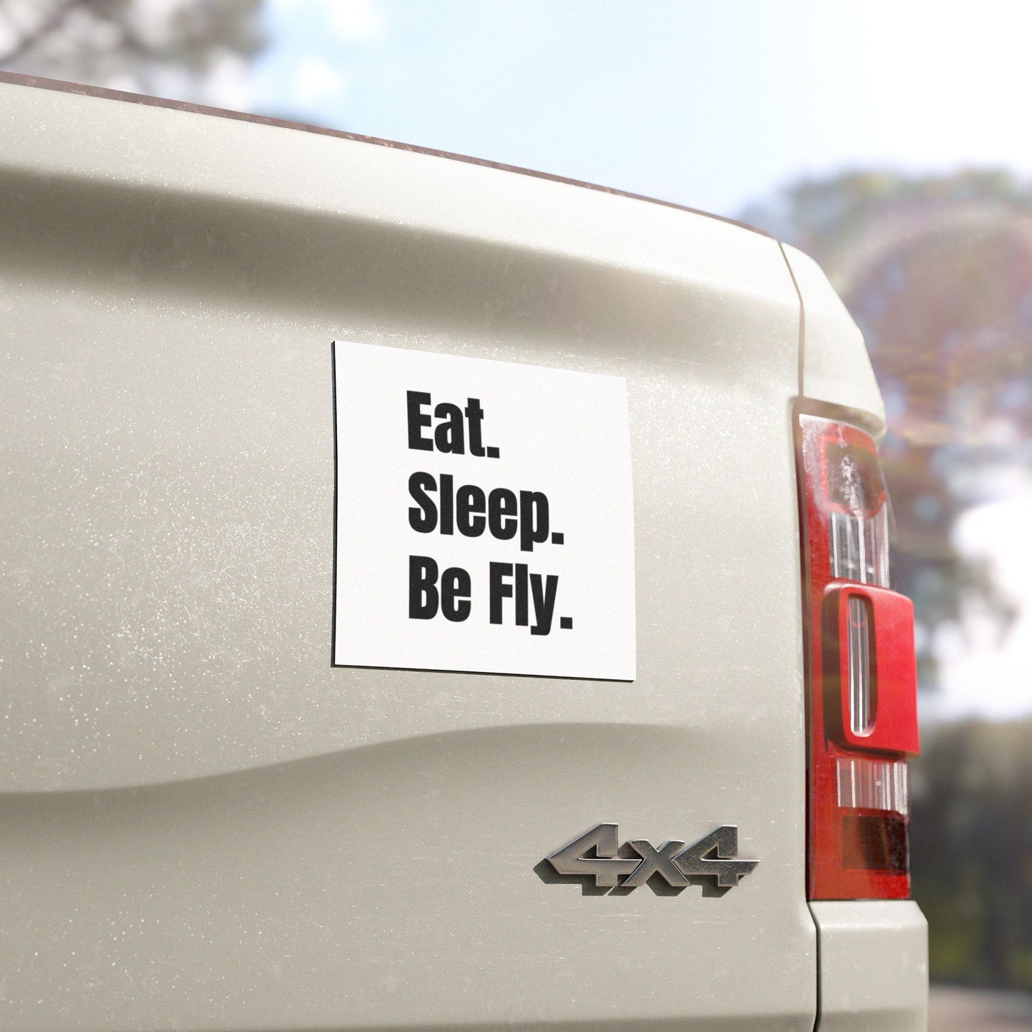 Eat. Sleep. Be Fly. Car Magnet