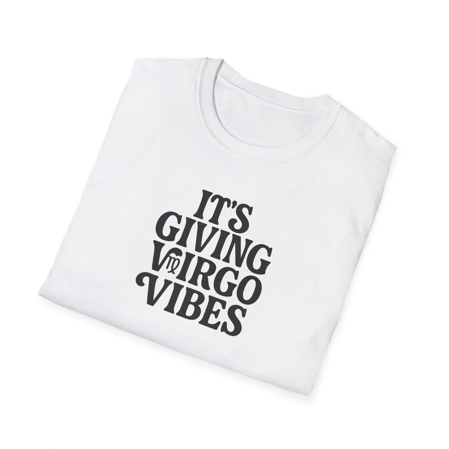 It's Giving Virgo Vibes Unisex Softstyle T-Shirt