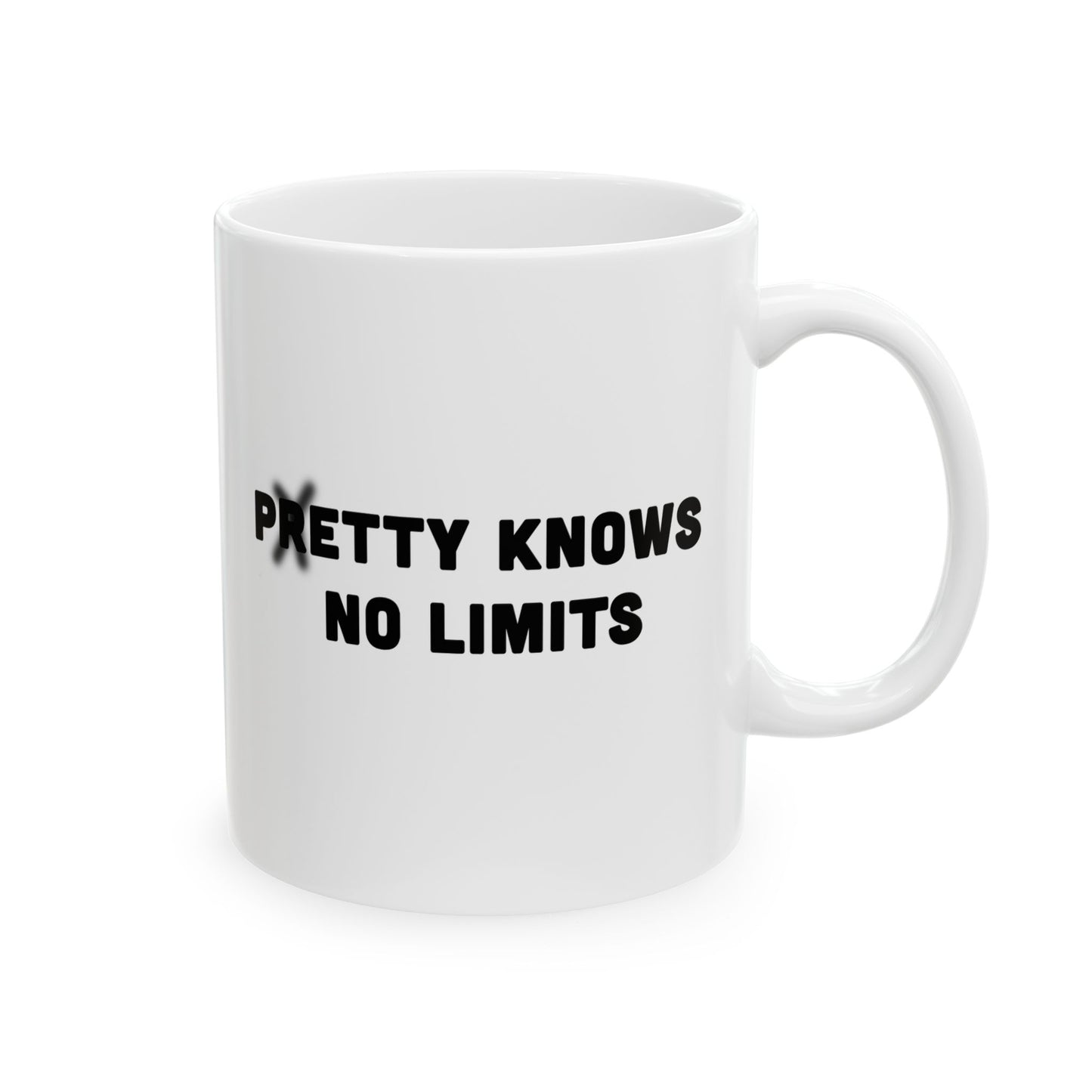 Petty Knows No Limits Ceramic Mug, (11oz)