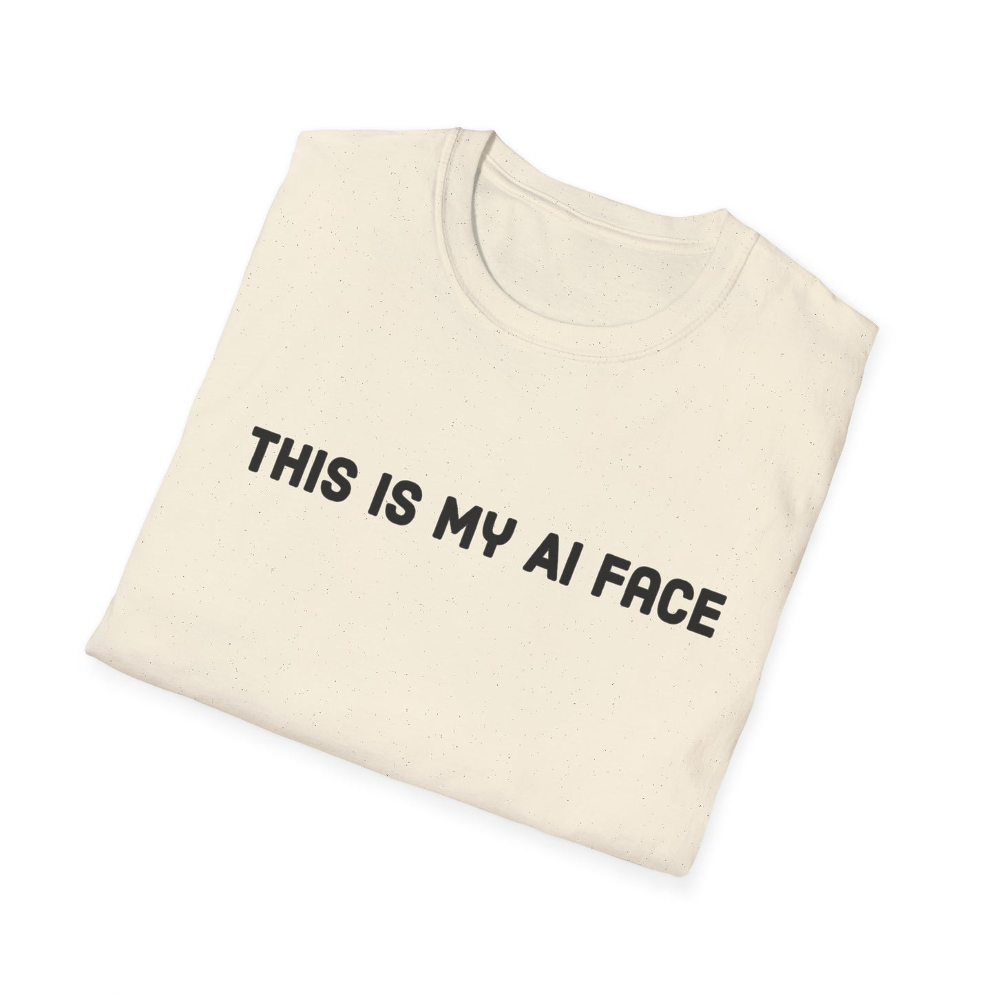 This Is My AI Face Softstyle T-Shirt
