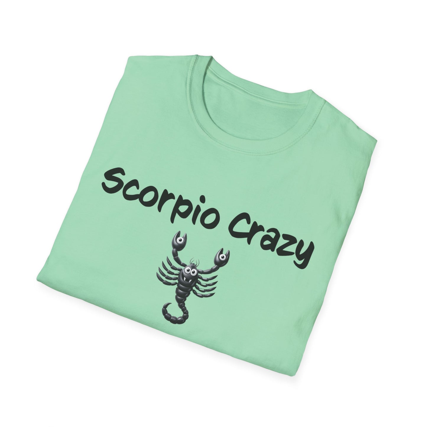 Scorpio Crazy Unisex Softstyle T-Shirt