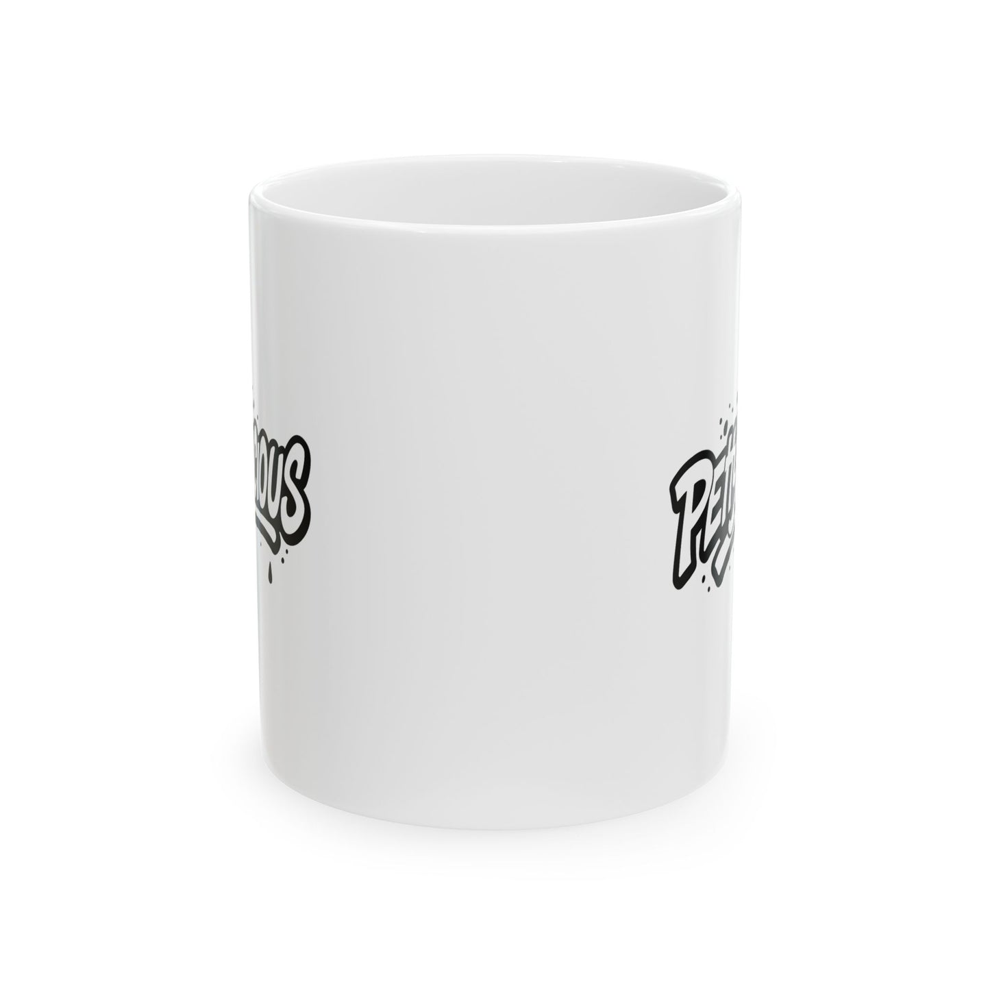 Pettylicious Ceramic Mug, (11oz)