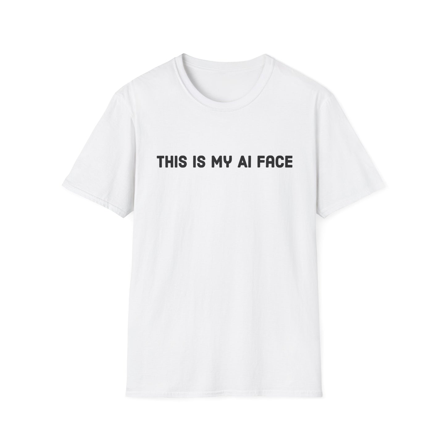 This Is My AI Face Softstyle T-Shirt