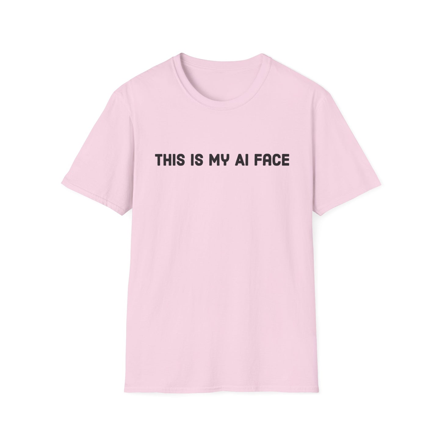 This Is My AI Face Softstyle T-Shirt