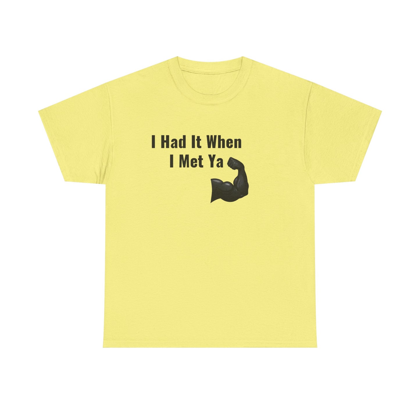 I Had It When I Met Ya Unisex Heavy Cotton Tee