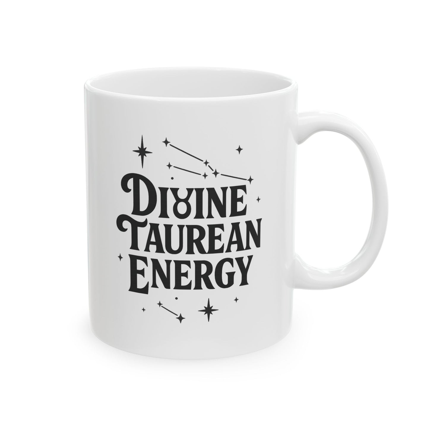 Divine Taurean Energy Ceramic Mug, (11oz)