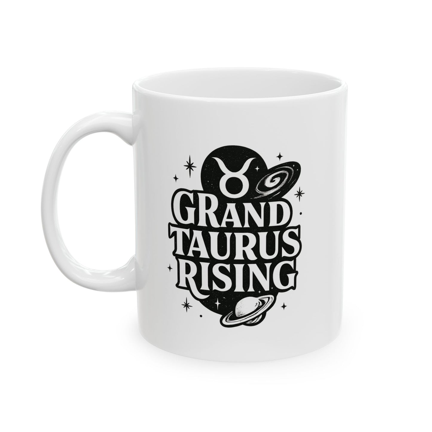 Grand Taurus Rising Ceramic Mug, (11oz)