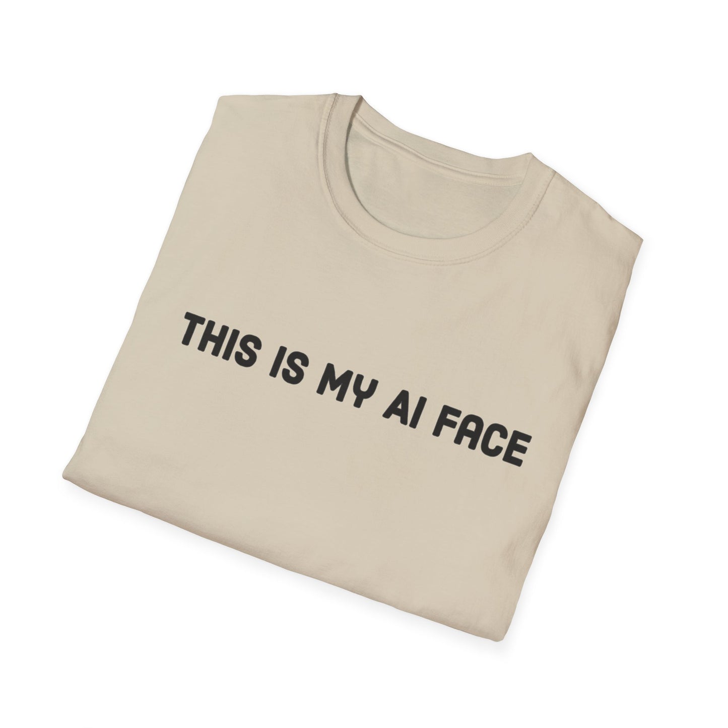 This Is My AI Face Softstyle T-Shirt