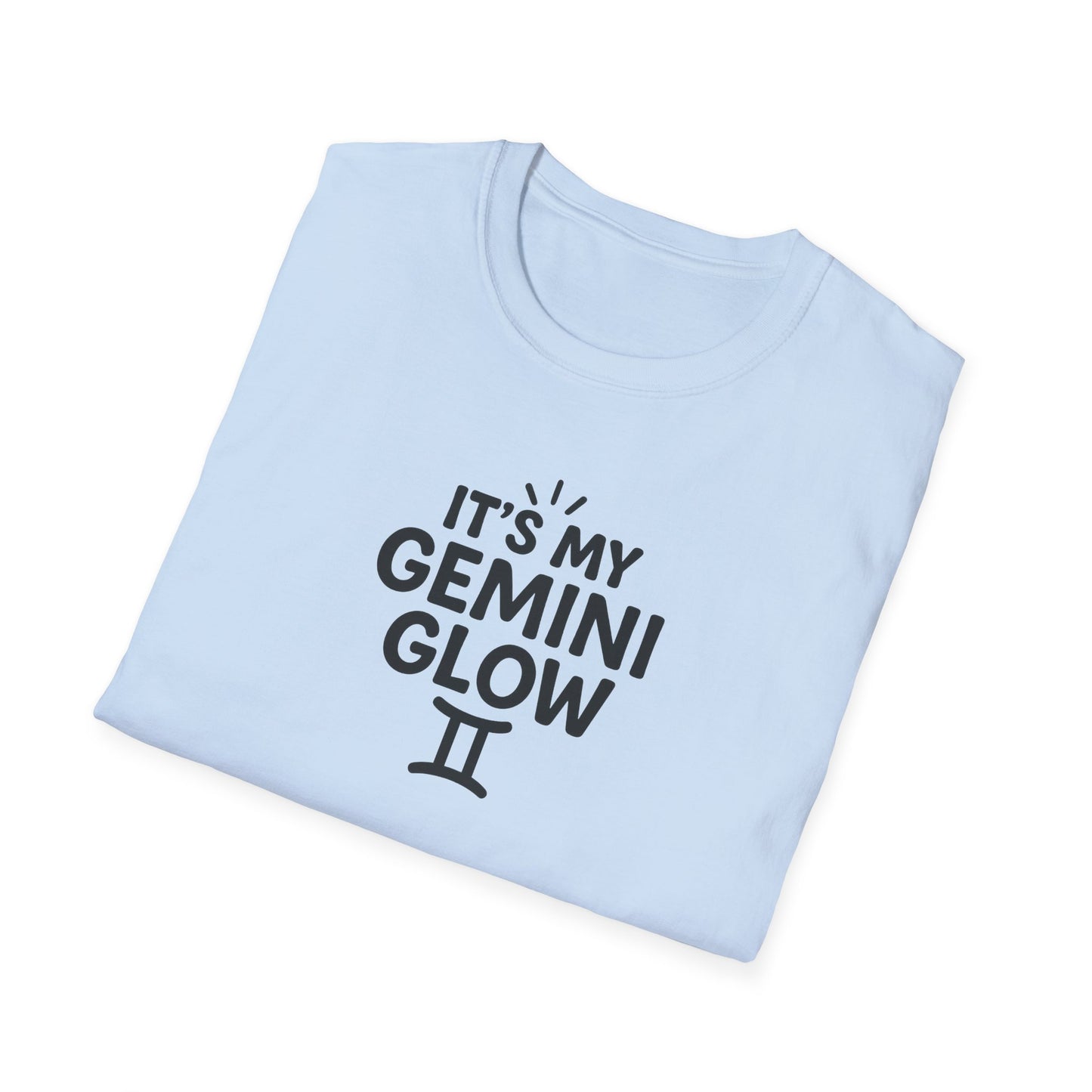 It's My Gemini Glow Unisex Softstyle T-Shirt