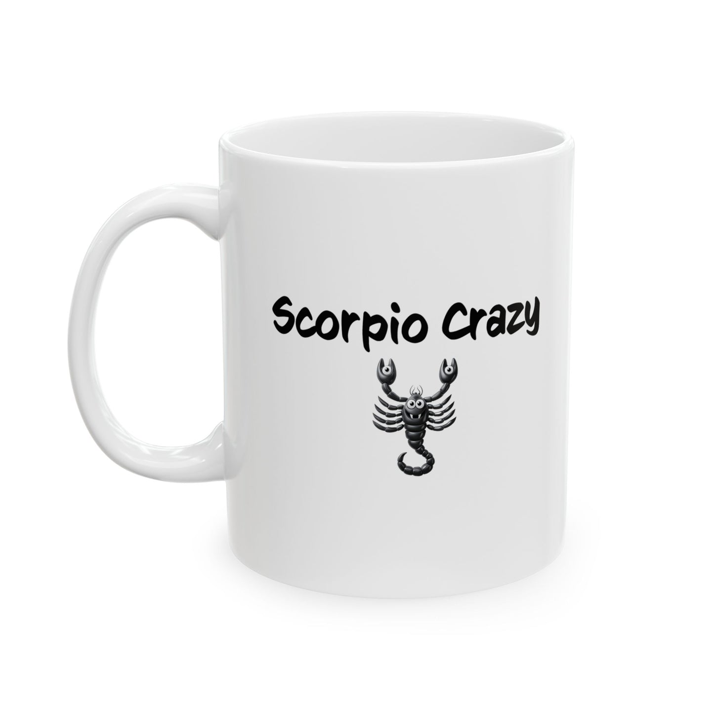 Scorpio Crazy Ceramic Mug, (11oz)