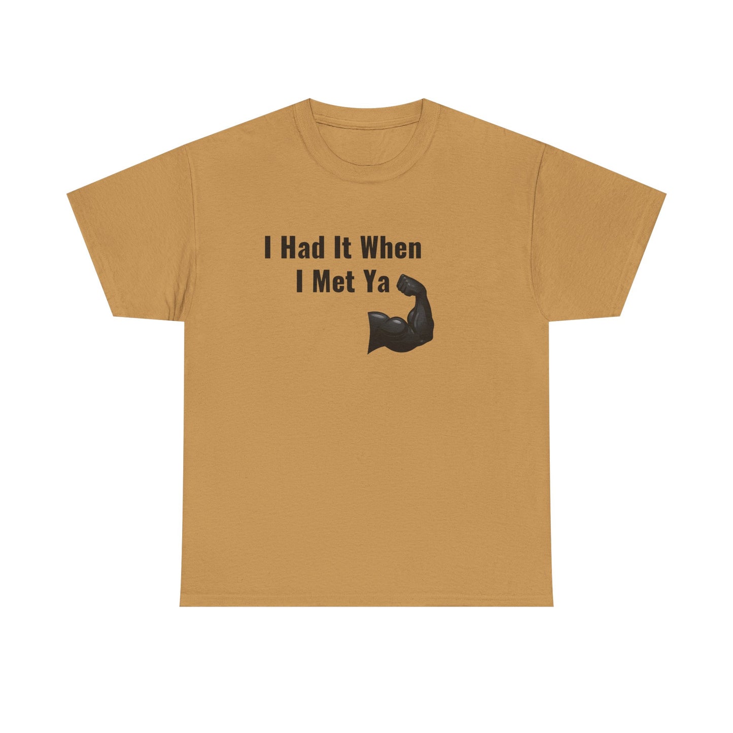 I Had It When I Met Ya Unisex Heavy Cotton Tee