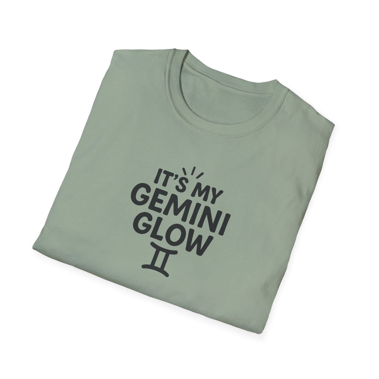 It's My Gemini Glow Unisex Softstyle T-Shirt