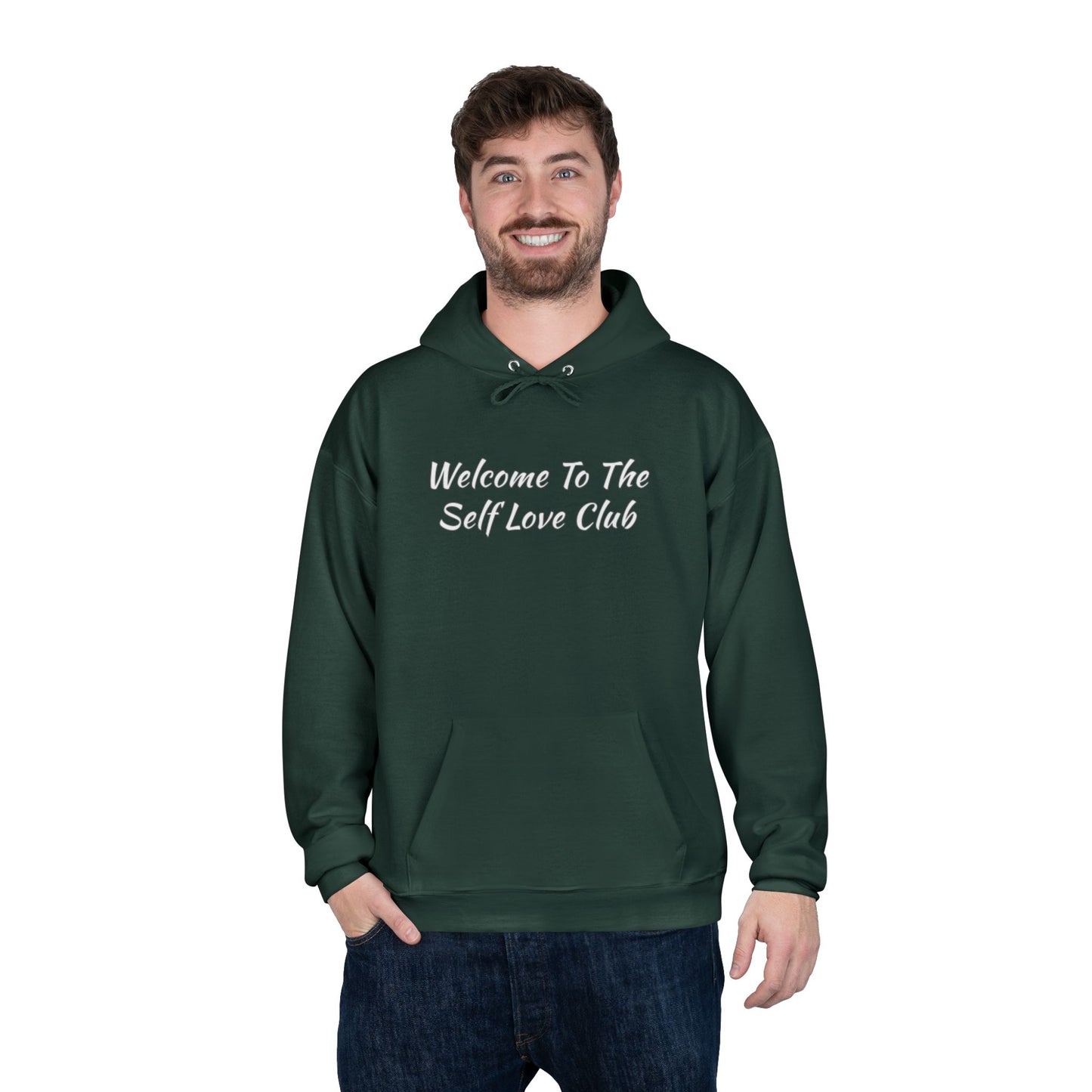 Welcome To The Self Love Club Unisex EcoSmart® Pullover Hoodie Sweatshirt