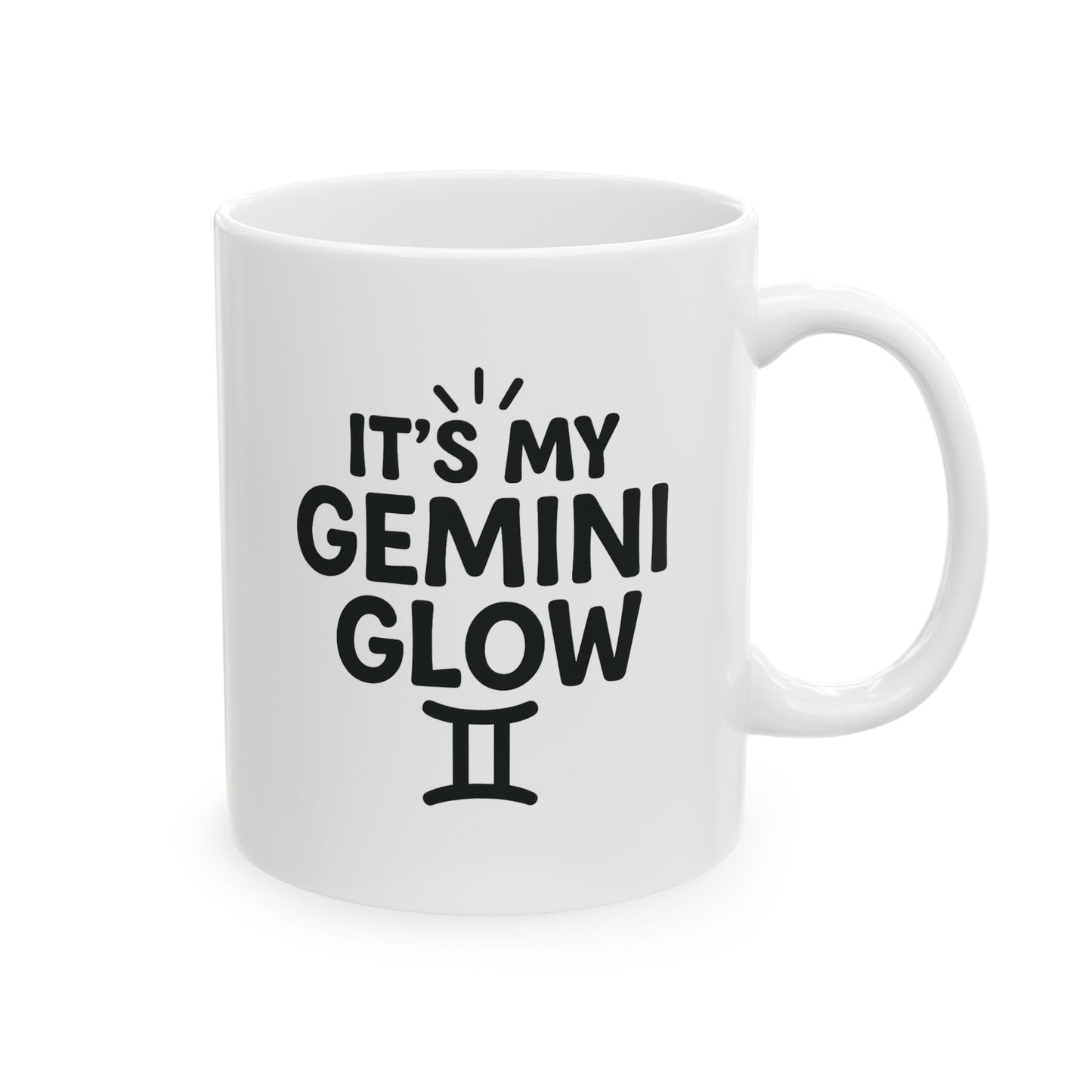 It's My Gemini Glow Ceramic Mug, (11oz)