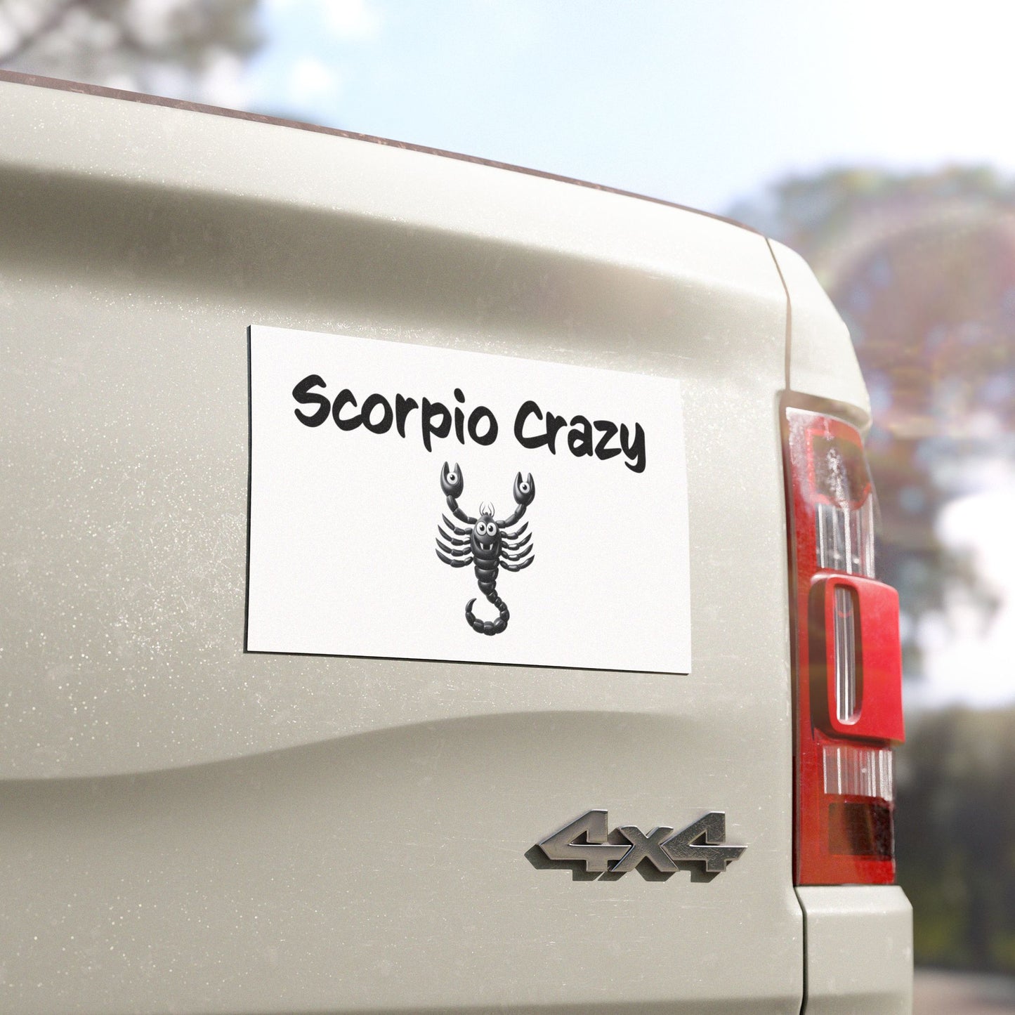 Scorpio Crazy Car Magnet