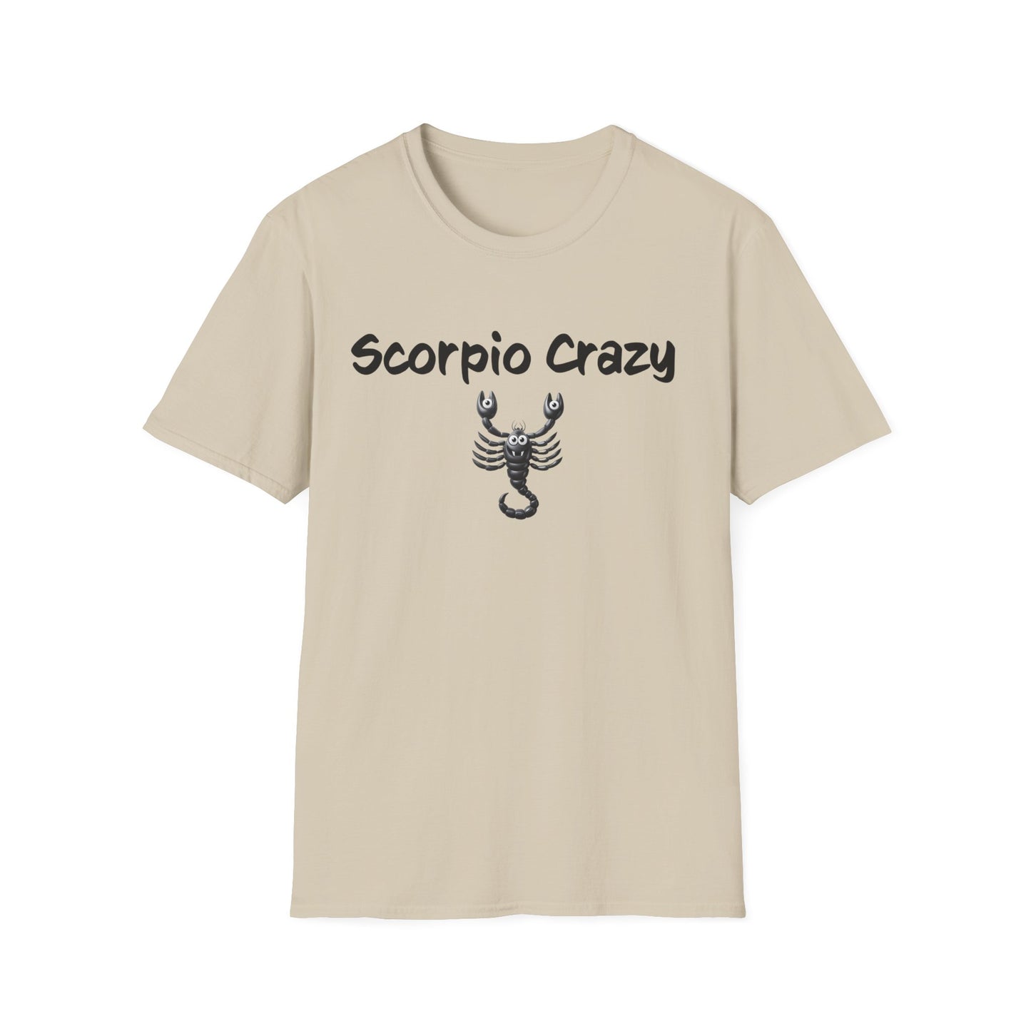 Scorpio Crazy Unisex Softstyle T-Shirt